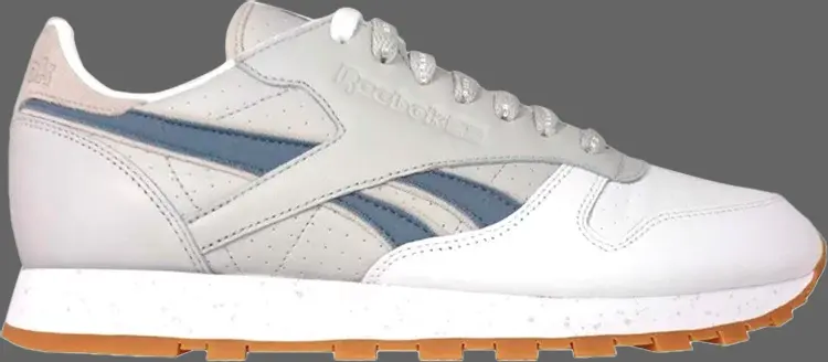 

Кроссовки extra butter x classic leather 'grey oatmeal' Reebok, белый