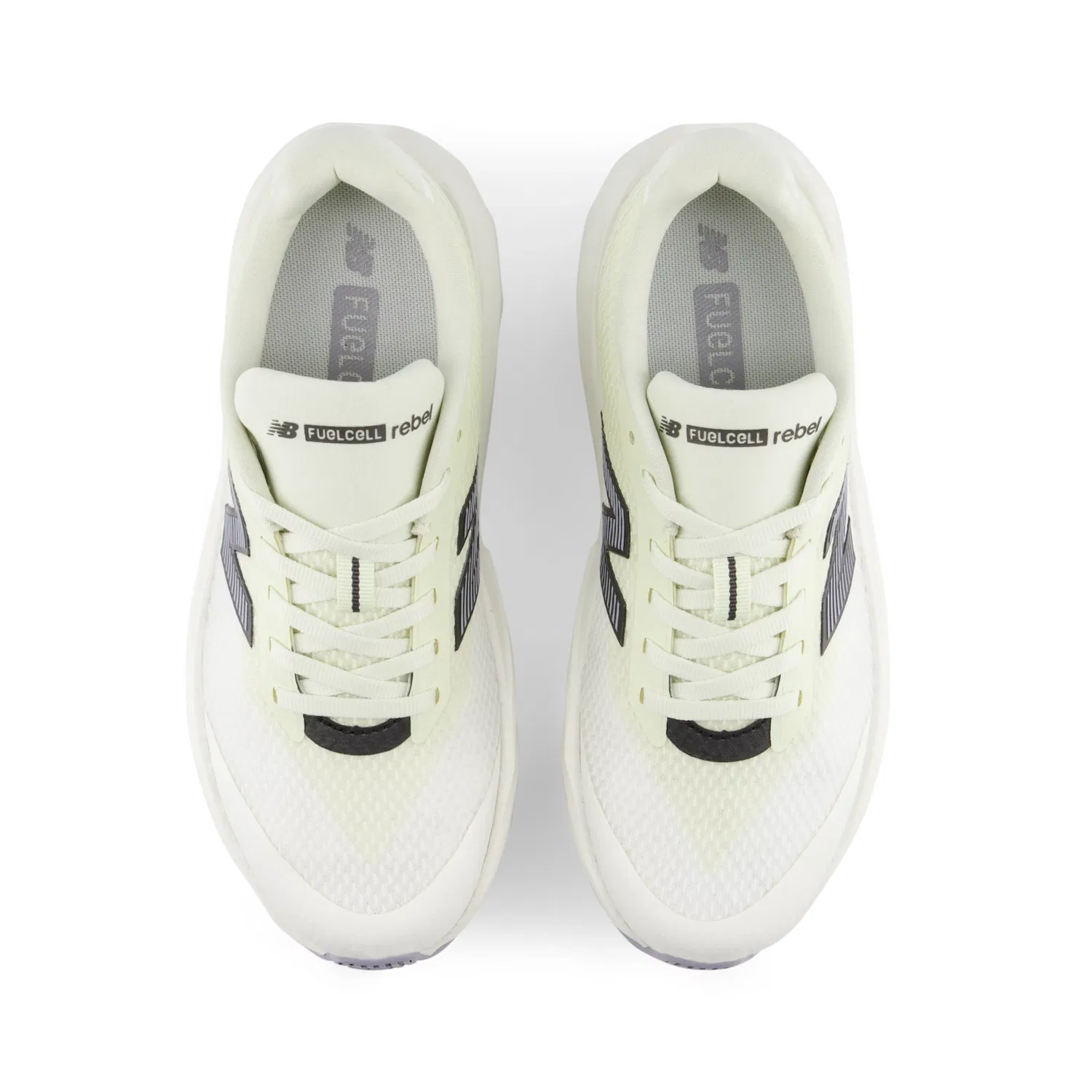 Детские кроссовки легкие с шнуровкой FuelCell Rebel New Balance, Pistachio Butter With Sea Salt And Digital Mist — фото 4