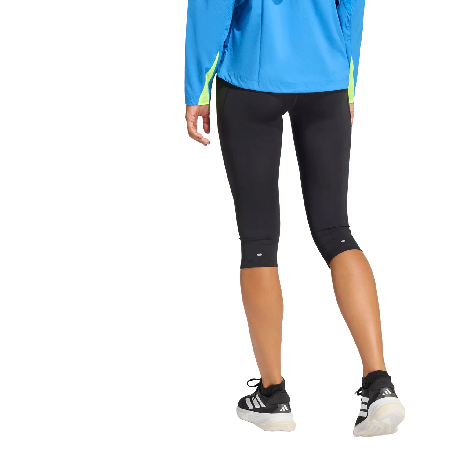 Женские беговые леггинсы 3/4 Climacool Adidas, черный — фото 3