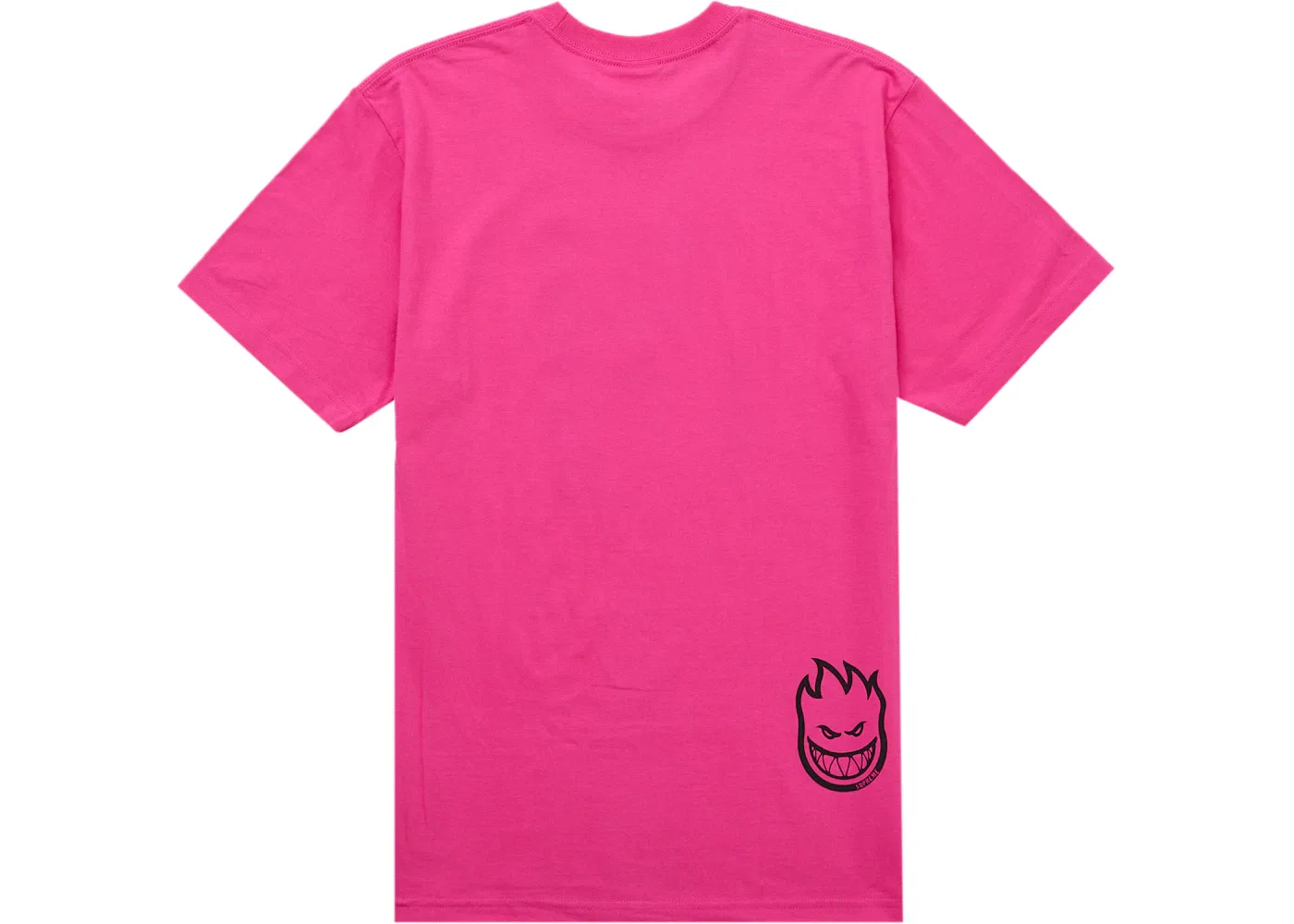 Мужская футболка с принтом Supreme Spitfire Flag Tee, Pink — фото 2