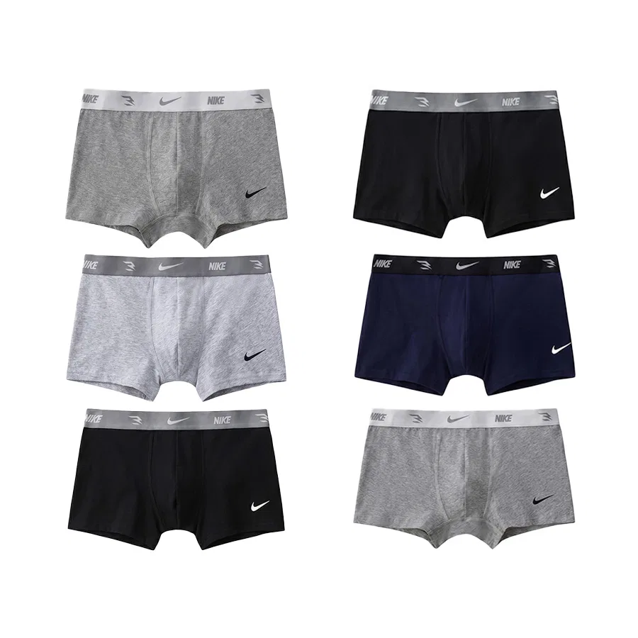 Детское белье для мальчиков хлопковое Nike, Цвет Magnet Gray+Phantom Gray