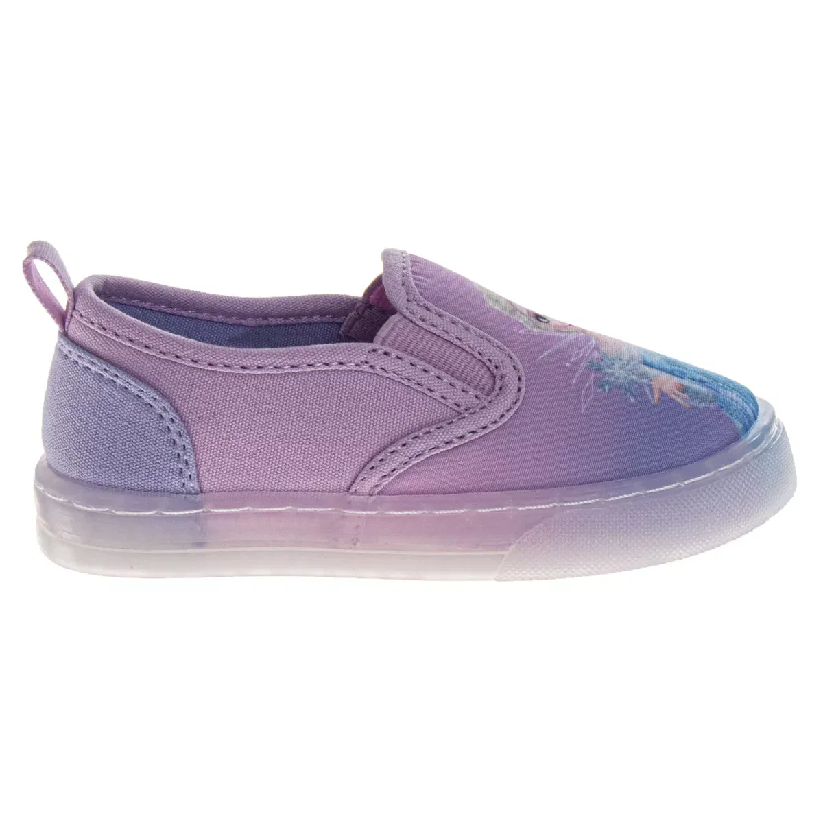 Детские кеды для девочек с принтом Minnie Mouse Polka Dot No-Lace Disney, Pink Lilac — фото 2