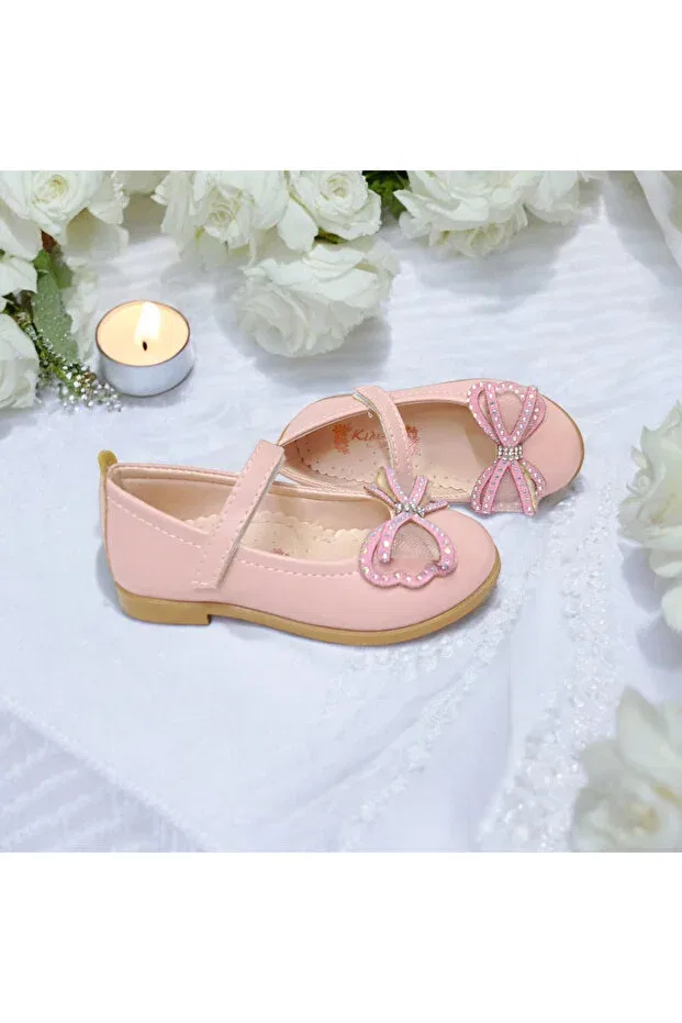 Детские балетки для девочек с ортопедической стелькой Patik Bebe, Pink — фото 3