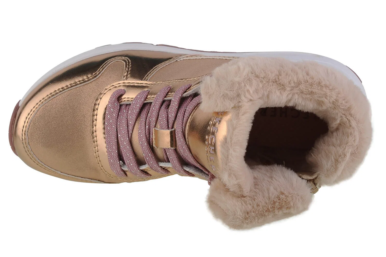 Детские зимние кроссовки-ботинок Cozy On Air Skechers, Hellrosa — фото 3