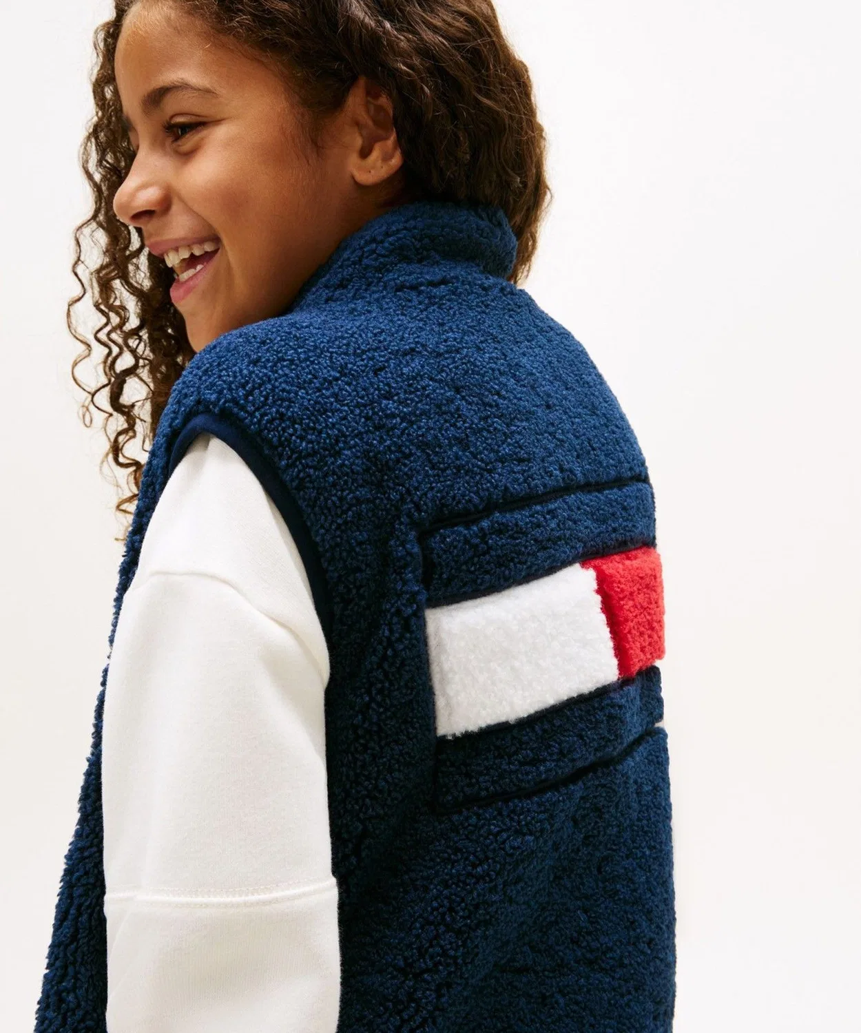 Детский жилет с наполнителем, двусторонний, Teddy Navy TOMMY HILFIGER, Navy — фото 2
