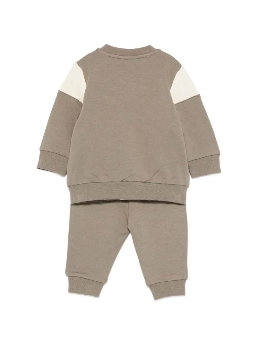 Спортивный костюм с логотипом-нашивкой Boss Kidswear, зеленый — фото 2