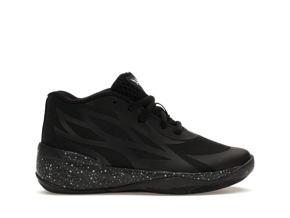 Детские кроссовки для мальчиков с принтом Puma LaMelo Ball MB.02 Puma, Black/White/Oreo