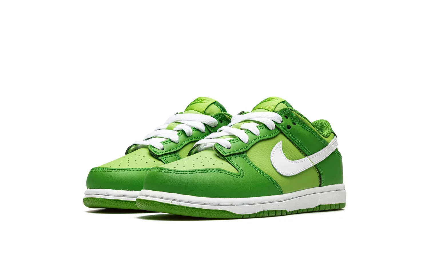 Детские кроссовки для мальчиков с принтом Dunk NIKE, Dark Green — фото 2