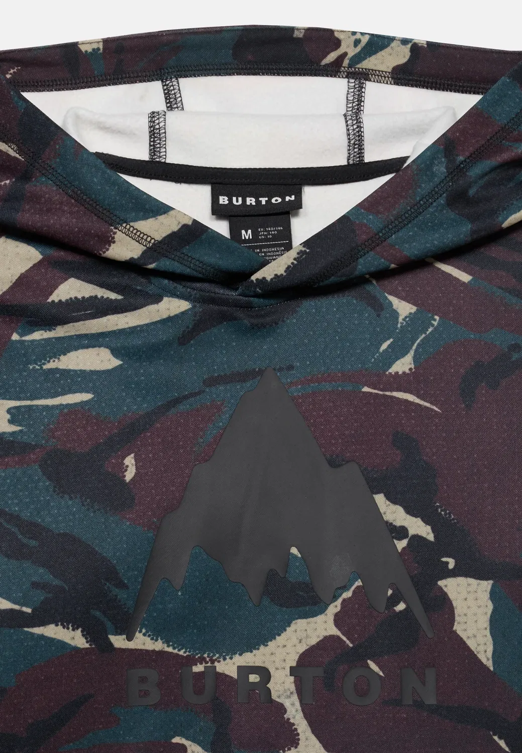 Детская толстовка унисекс из дуба Burton, Dark Green/Brown — фото 3