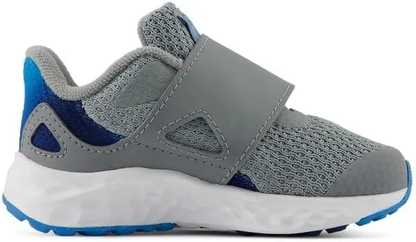 Детские кроссовки для девочек с липучками Arishi New Balance, Slate Grey/Altitude — фото 3