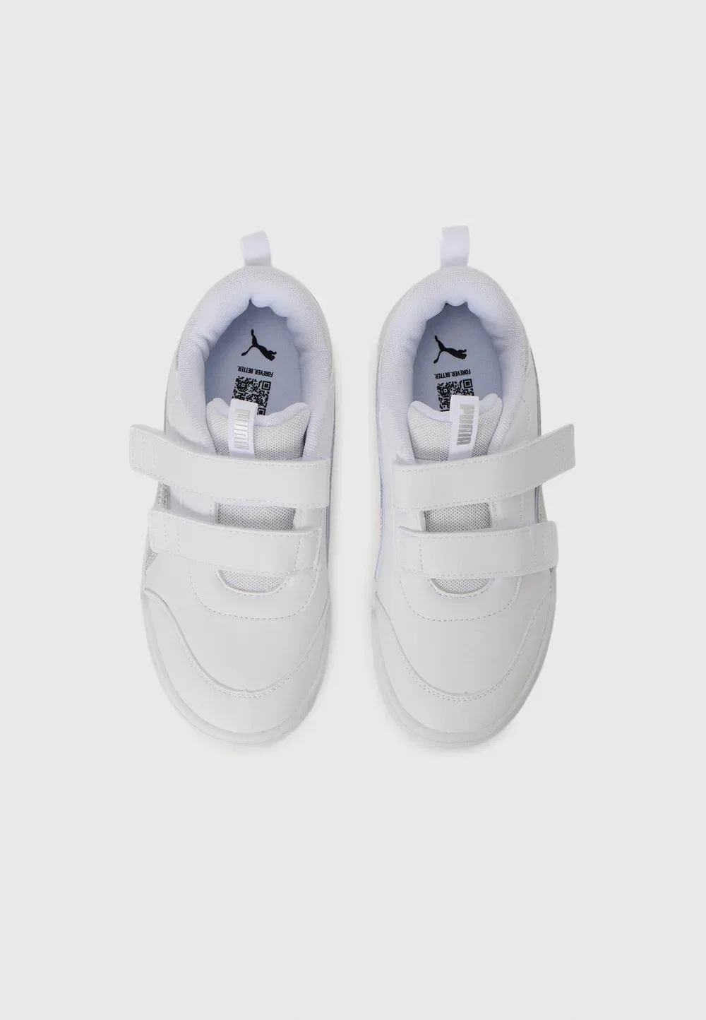 Кроссовки Multiflex 2 glitz унисекс для бега по улицам Puma, White/Silver-Coloured — фото 4