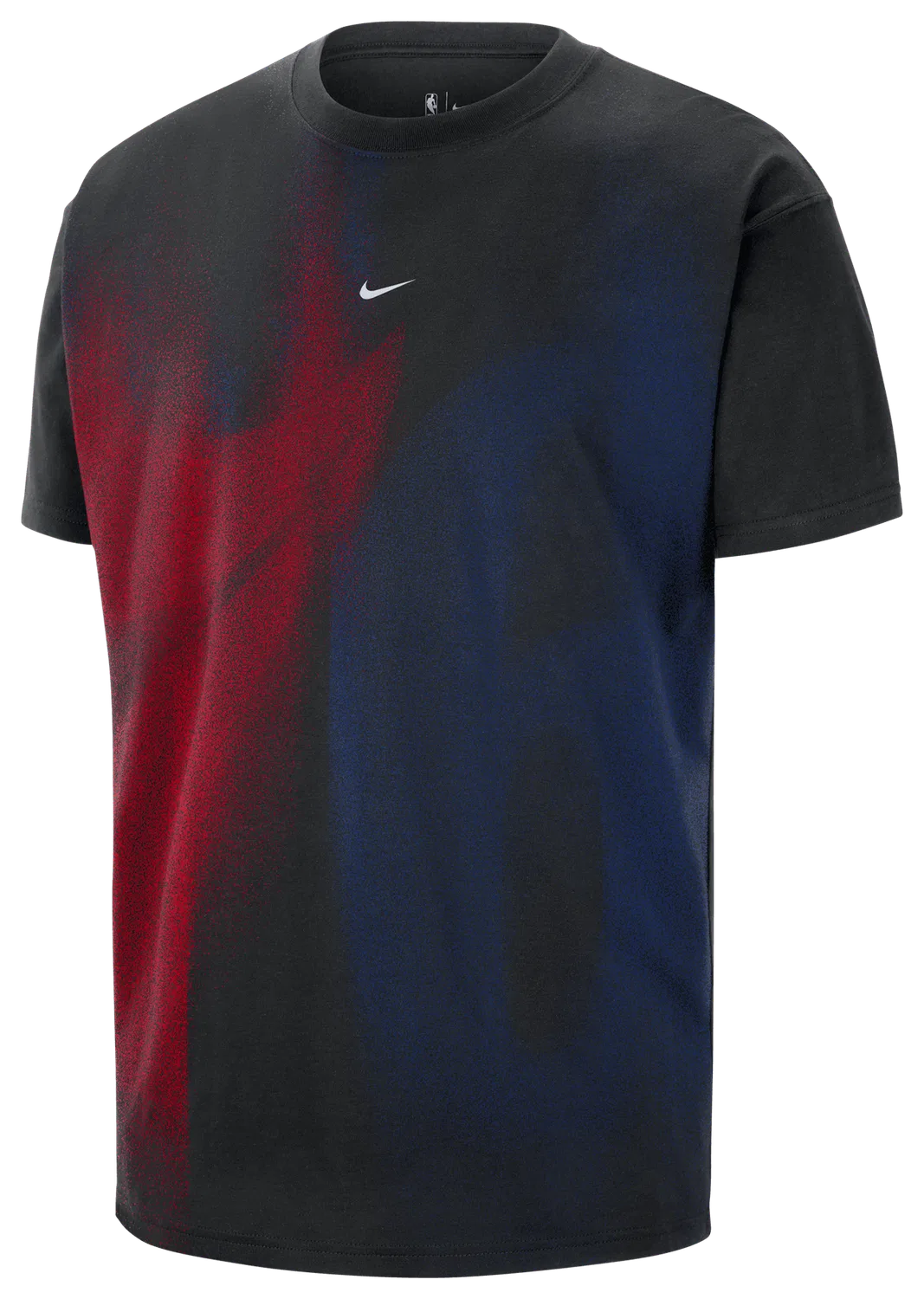 Мужская футболка из мягкого хлопка средней плотности 76ers Icon Nike, черный — фото 3