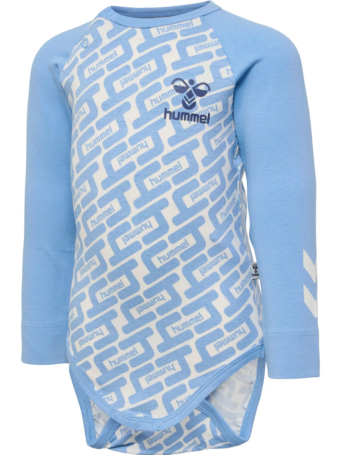 Детский боди-комбинезон с длинным рукавом Hmlkelsey Hummel, BLAU Petrolblau Dunkelblau