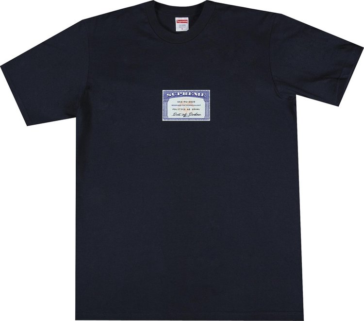 

Футболка Supreme Social Tee 'Navy', синий