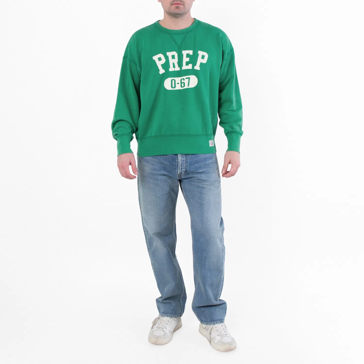 Свитшот с ребристым воротником Ribbed Crew Neck Sweatshirt Polo Ralph Lauren, Green — фото 4