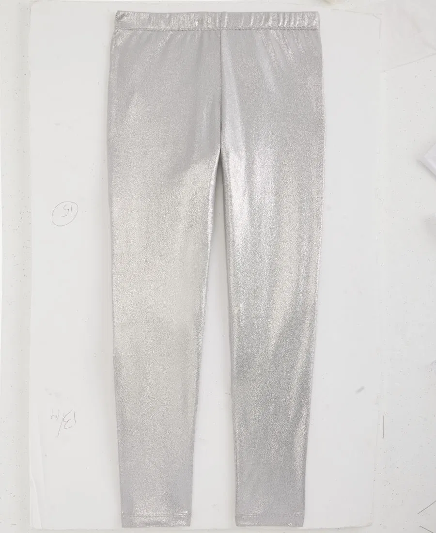 Леггинсы с фольгированным принтом Epic Threads, Silver
