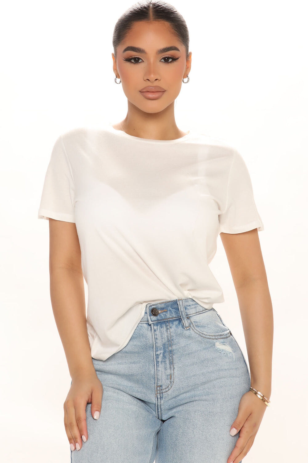 

Топ Fashion Nova JT37394, белый