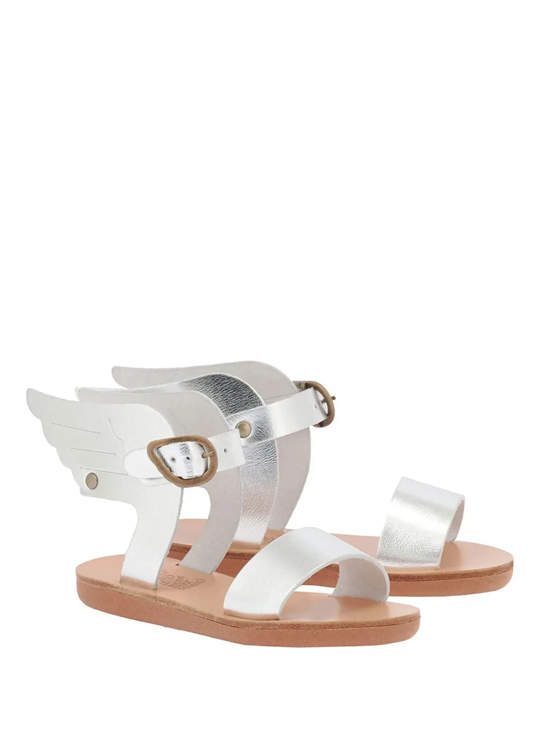 Сандалии детские Ancient Greek Sandals, Silver — фото 2
