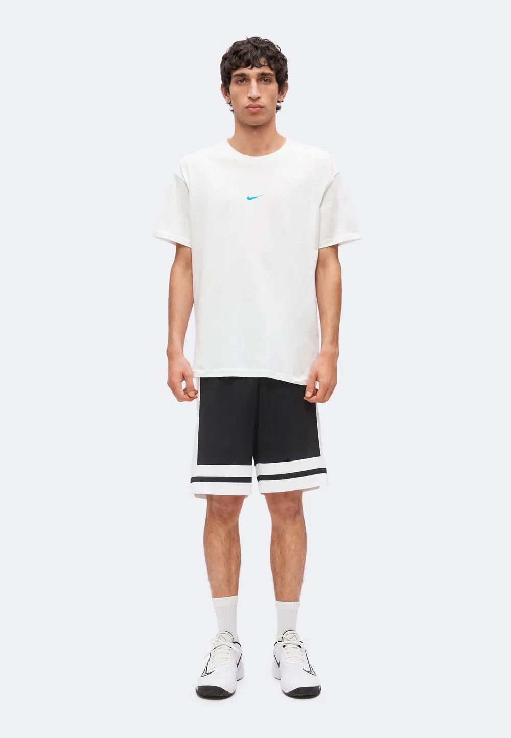 Футболка с принтом Tee m90 summit court Nike Performance, White — фото 2