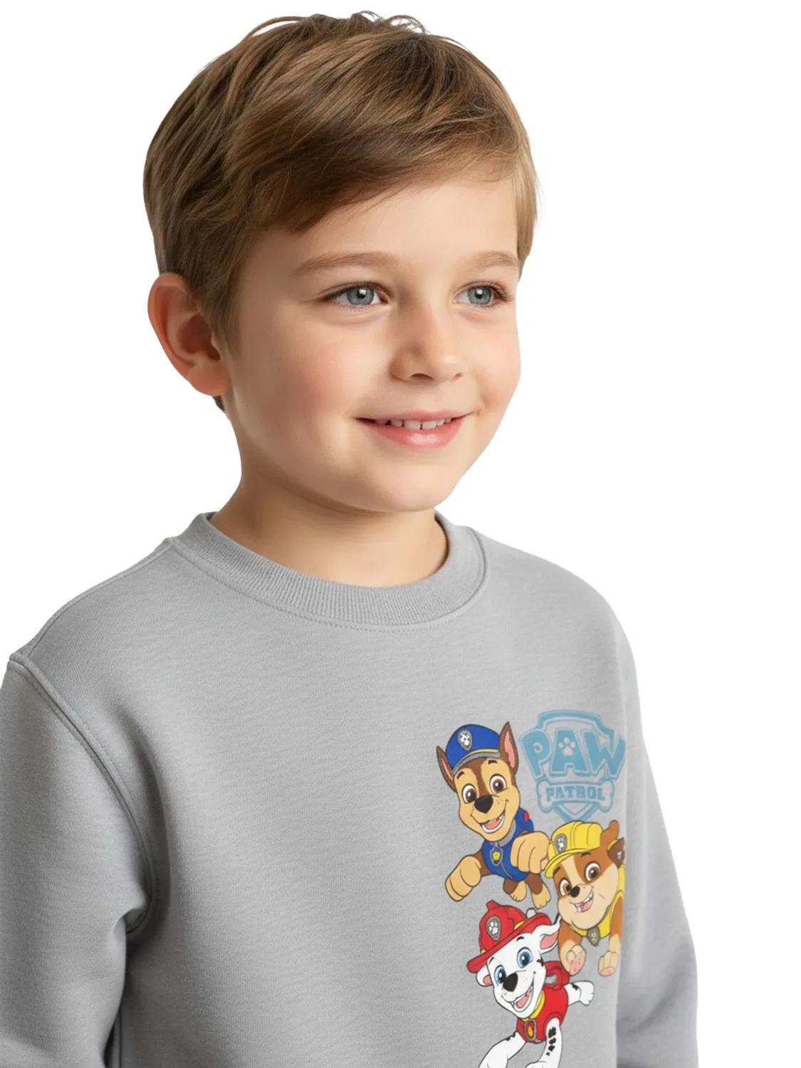 Свитшот с принтом Chase & Co. Paw Patrol, серый — фото 3