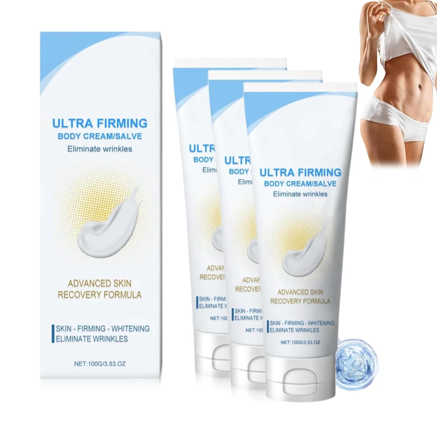 Крем для тела лифтинг Elycura, 100г, 3 шт Generisch