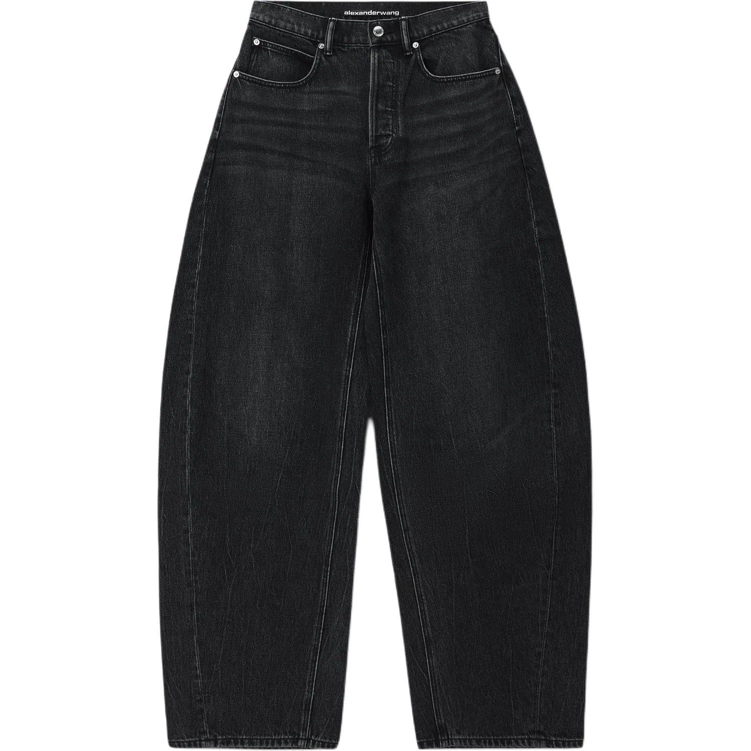 Джинсы широкие прямые, Alexander Wang, Black