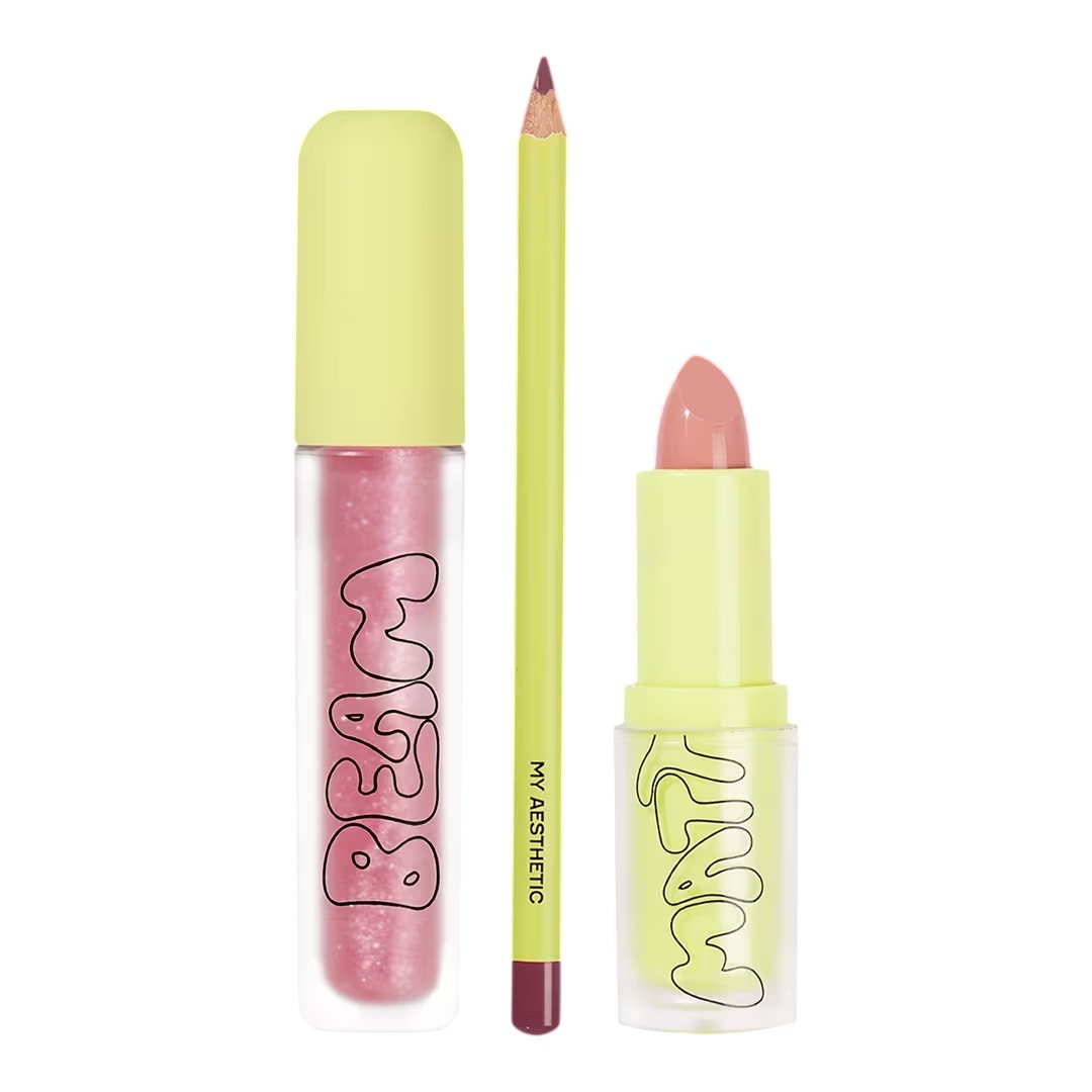 

Набор для губ Made By Mitchell Lip Kit, That's Mitchell, 3 предмета