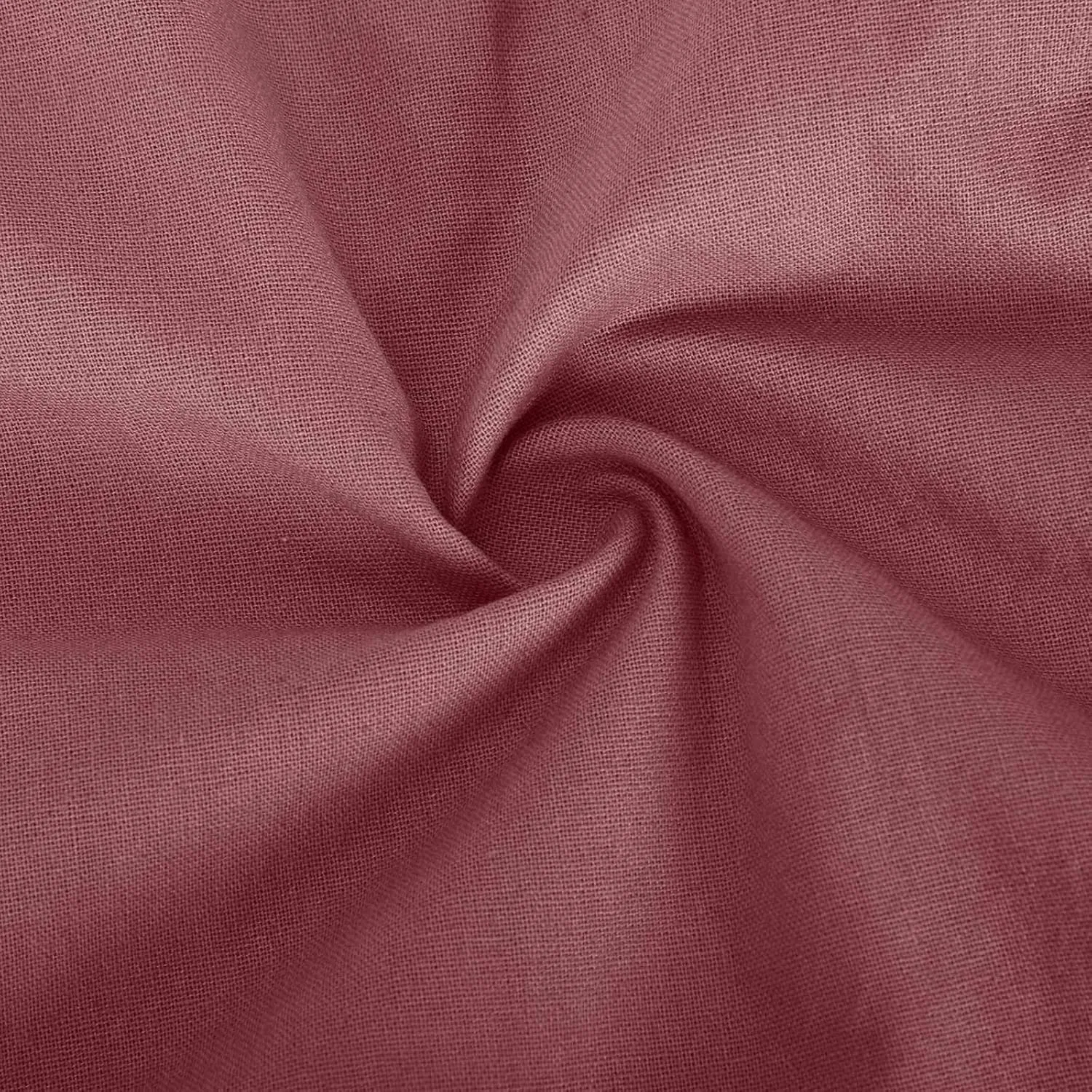 Женское летнее платье-миди с коротким рукавом из льна, Red — фото 3