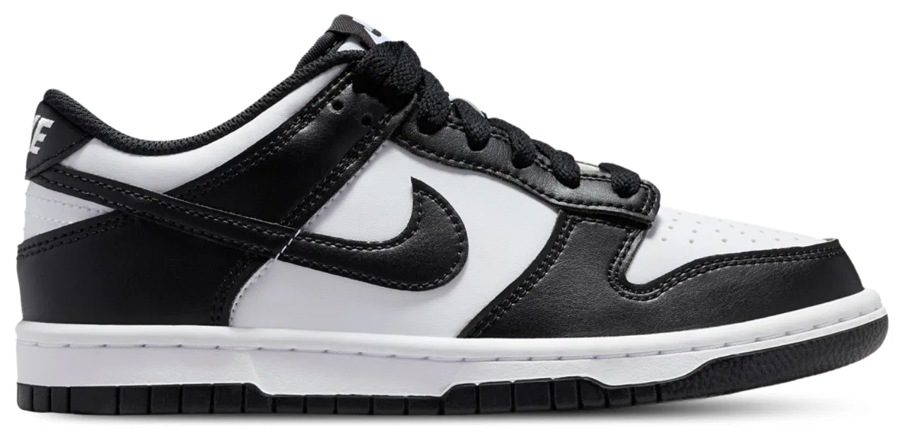 Кроссовки для мальчиков Nike Dunk Low N, белый/черный