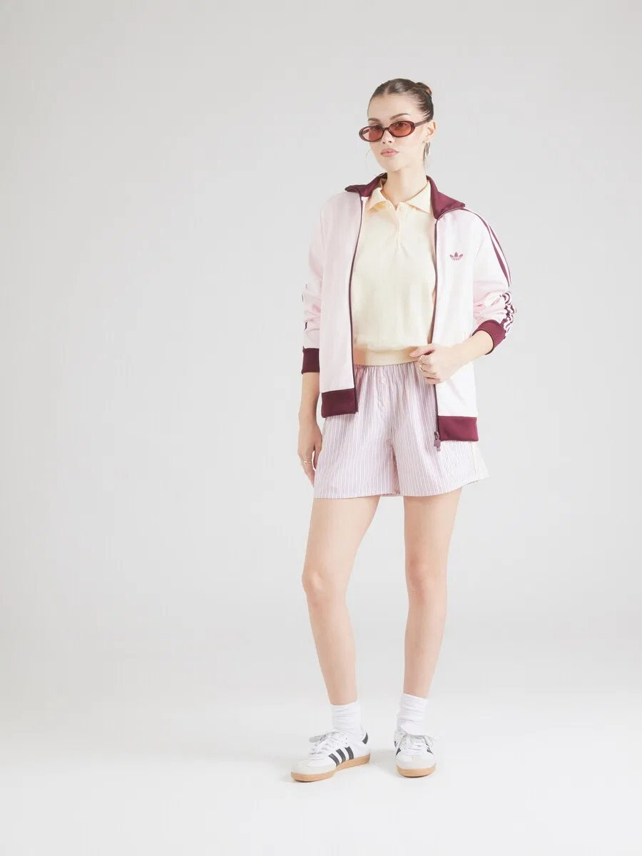 Футболка-поло ADIDAS ORIGINALS с коротким рукавом, пастельно-желтого цвета — фото 4