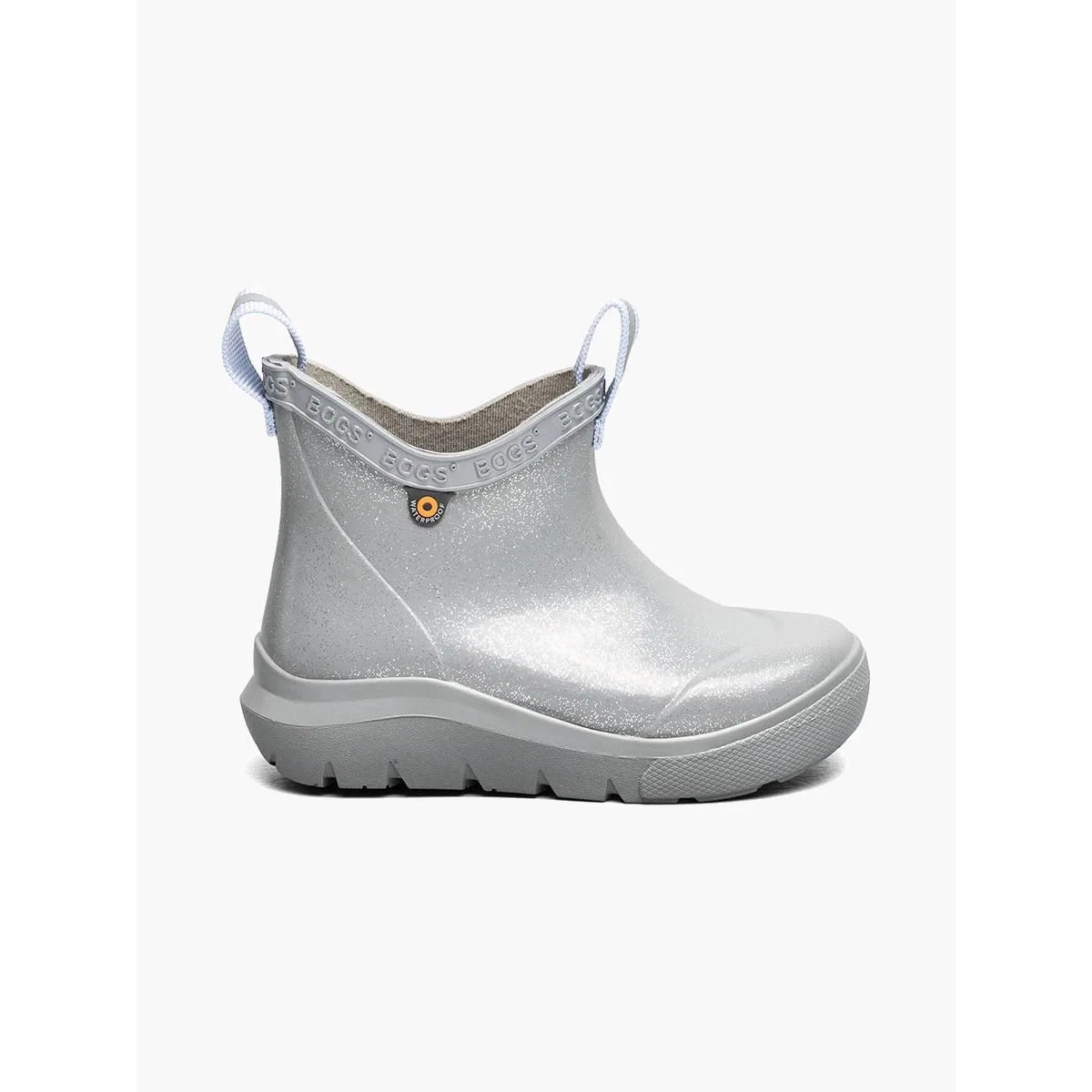 Детские сапоги для девочек водонепроницаемые Skyline Rain Chelsea Glitter Bogs, Silver