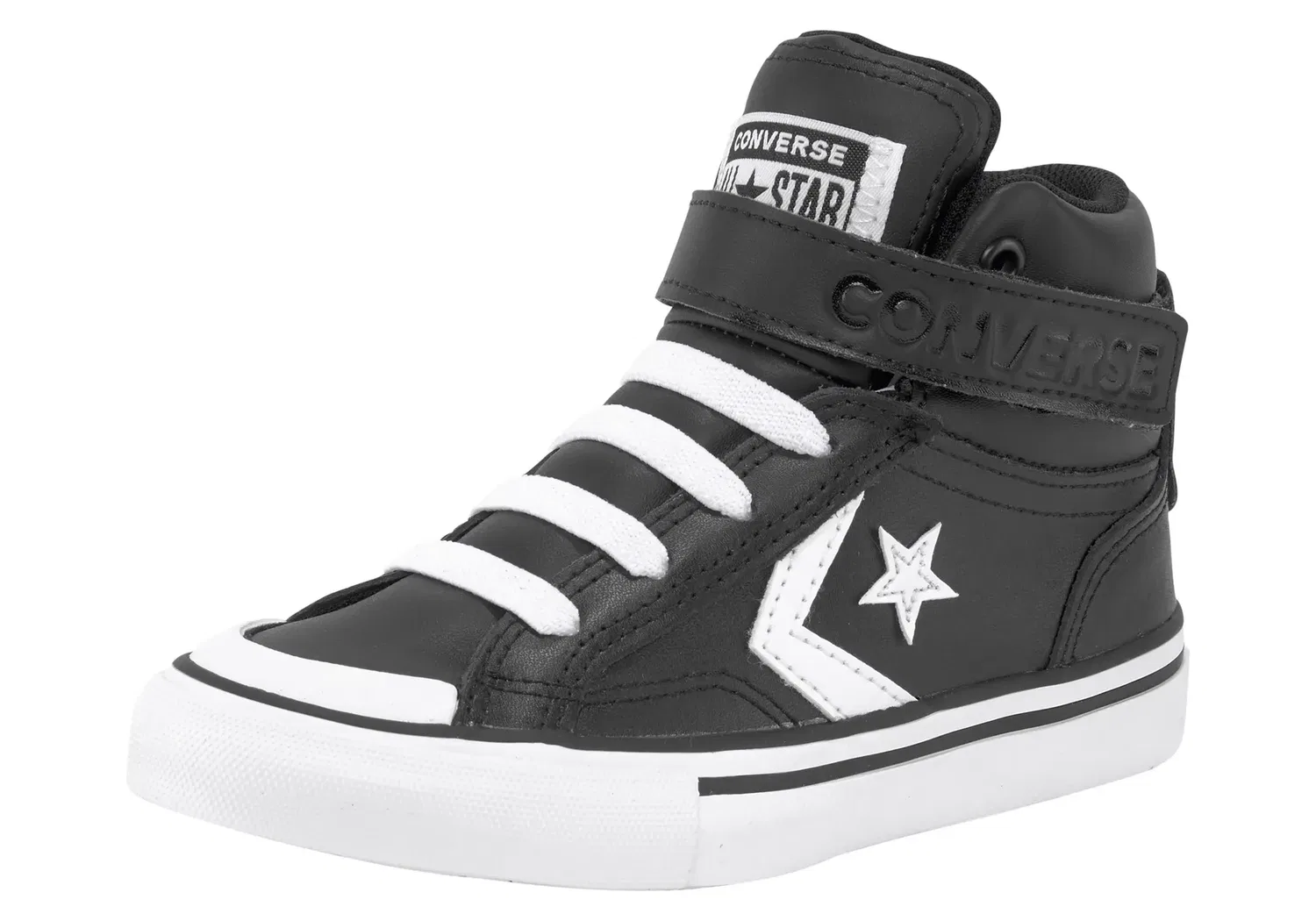 Кроссовки Converse "PRO BLAZE STRAP LEATHER", черно-белый