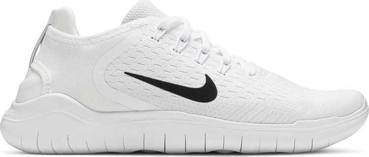 

Кроссовки Nike Free RN 2018 'White Black', белый, Белый;серый, Кроссовки Nike Free RN 2018 'White Black', белый