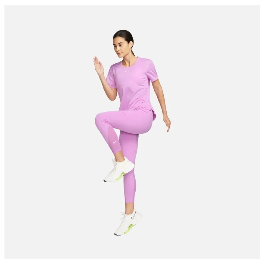 Женские леггинсы для тренировок с высокой посадкой 7/8 Nike One High-Waisted 7/8 Training, Фиолетовый — фото 2