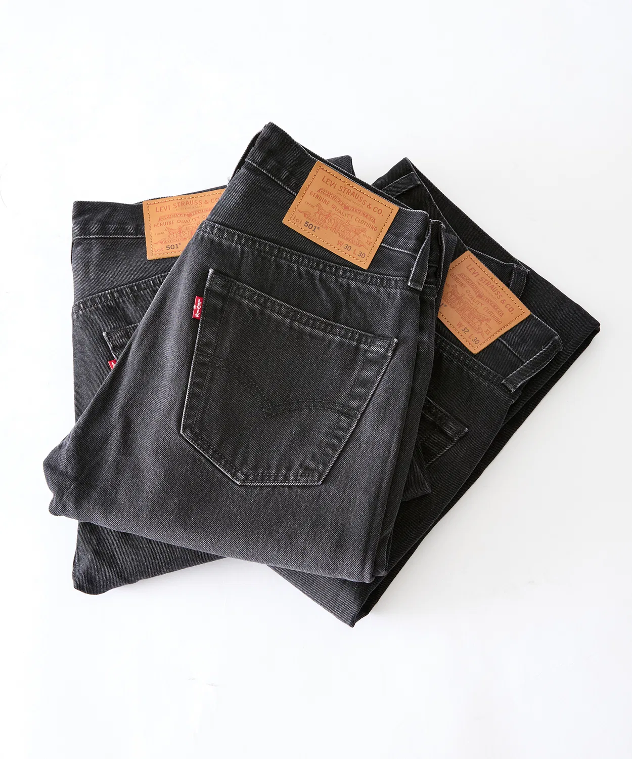Мужские джинсы прямого кроя с черной отделкой 501 Levi's, Black — фото 4