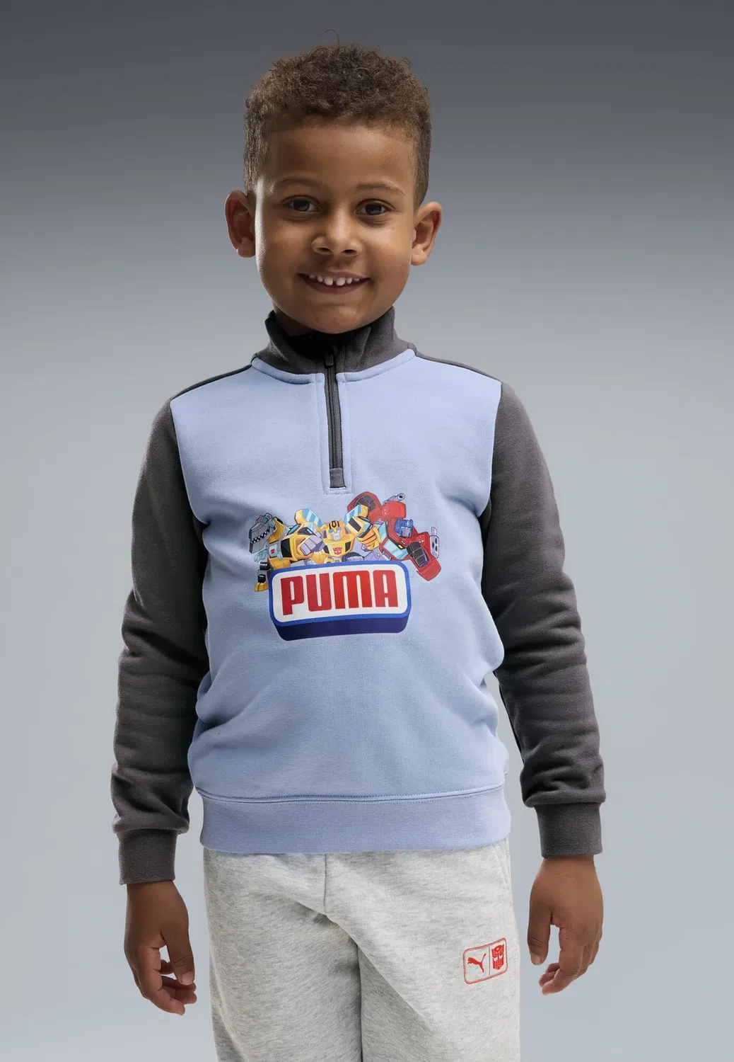 Толстовка с рисунком X Transformers mit reissverschluss bis zum hals - толстовка Puma, Light Gray Heather