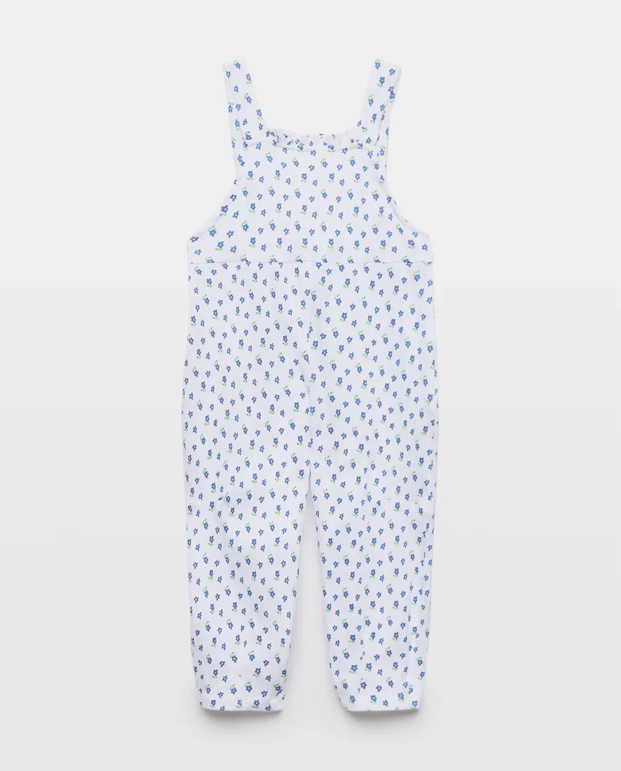 Детское платье для девочек с принтом Wrinkled All Over Print Kids El Corte Inglés, Blanco — фото 4