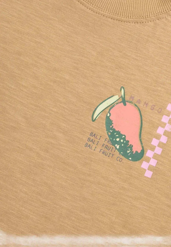 Комплект из 3 футболок с принтом Food, Marks & Spencer, Pink Mix, розовый — фото 2