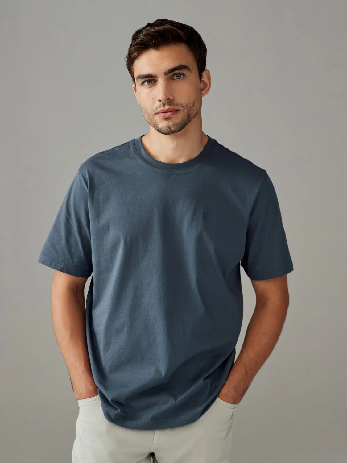 Футболки, набор 4 шт, Regular Fit Next, синий/зеленый/нейтральный/коричневый — фото 2