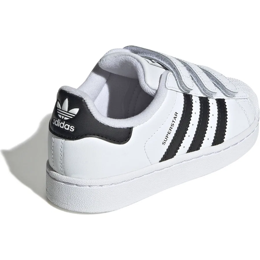 Детские спортивные кроссовки с закрытой пяткой Superstar II Comfort Closure adidas, Черный — фото 4