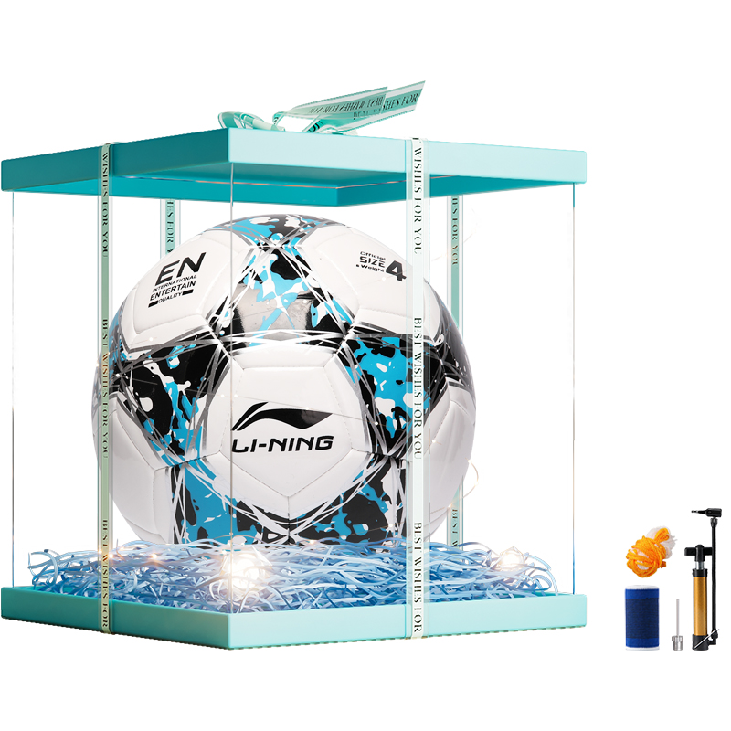 

Футбольный мяч Li-Ning Kids, синий box