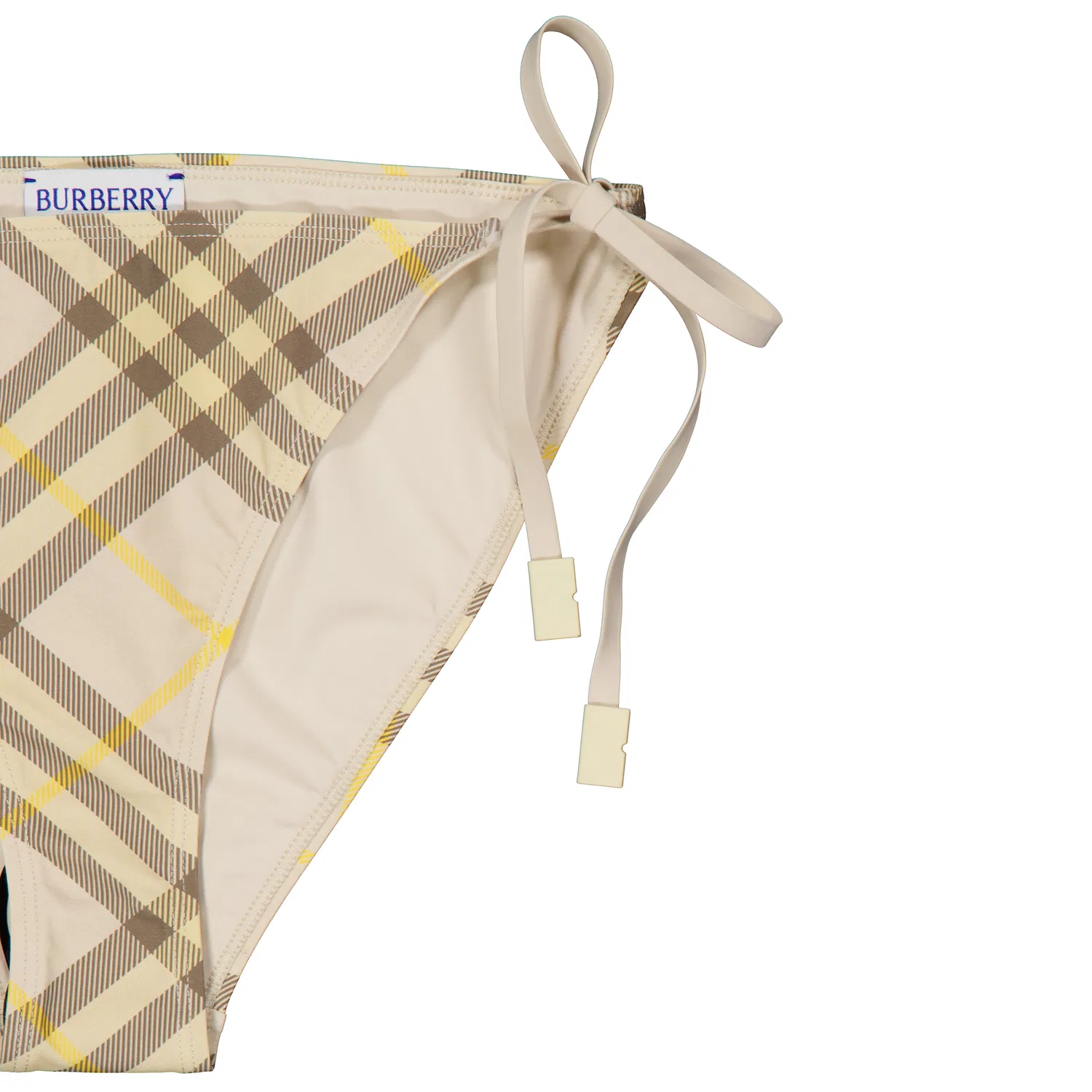 Плавки бикини с принтом Check Print Slip-On Burberry, Wheat Ip Check — фото 2