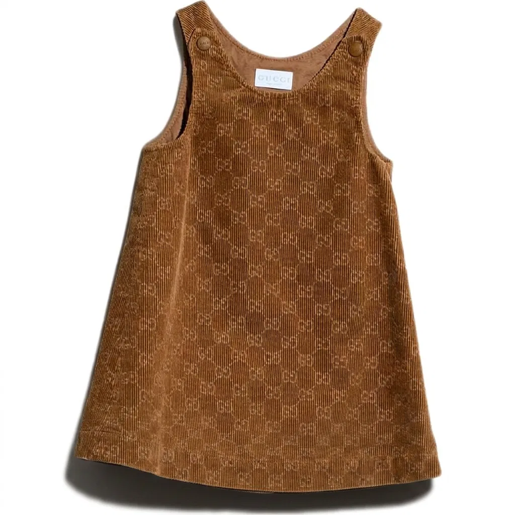 Детское платье для девочек с коротким рукавом GUCCI, Black