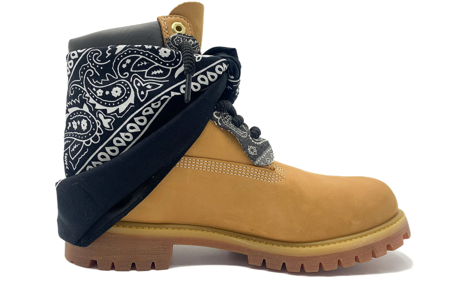 Мужские ботинки Timberland Short Martin с банданой, коричневый — фото 3