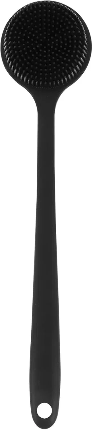 Щетка для спины, Silikon, 2 шт, 37 см, Black Zntihz