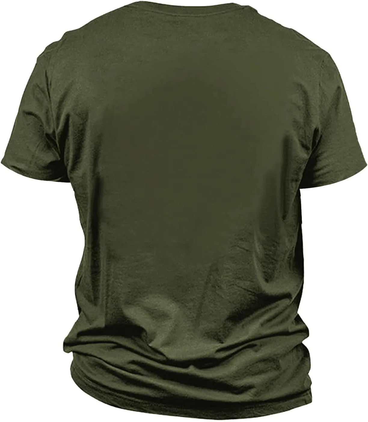 Мужская спортивная футболка с коротким рукавом Generic, Army Green — фото 3