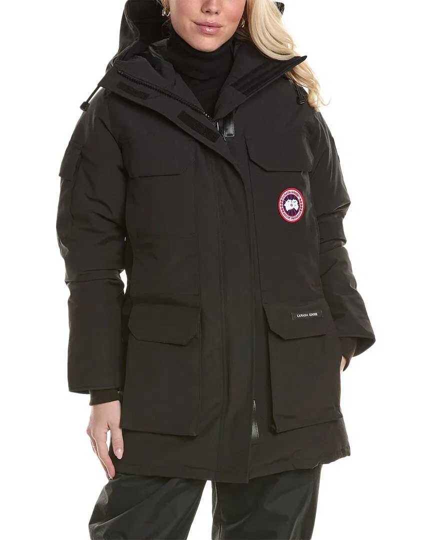 Женский пуховик с капюшоном Expedition Down Parka Canada Goose, черный — фото 3