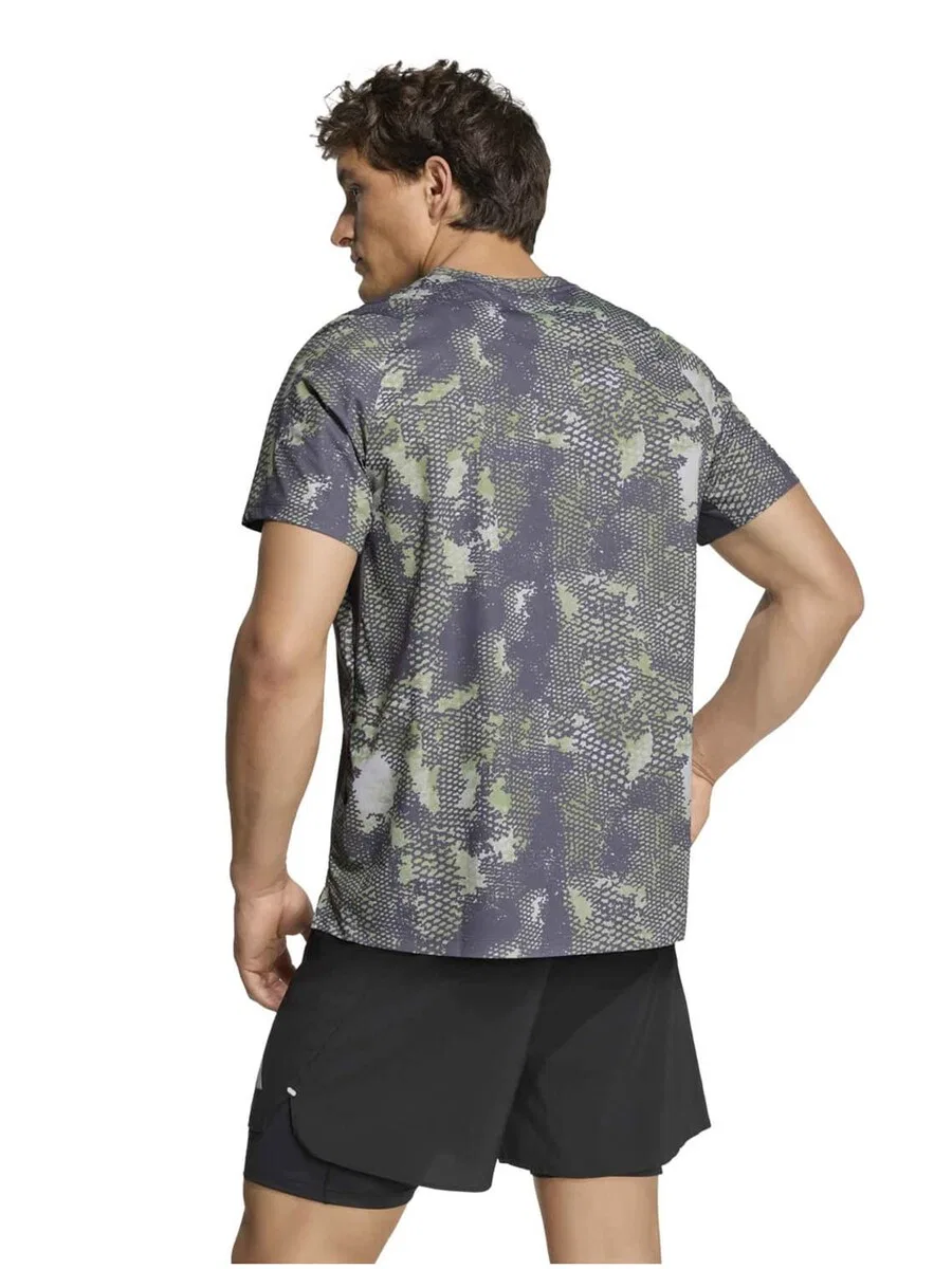 Спортивная футболка ADIDAS PERFORMANCE Performance Shirt в цветах «базальтово-серый» и «светло-серый» — фото 3