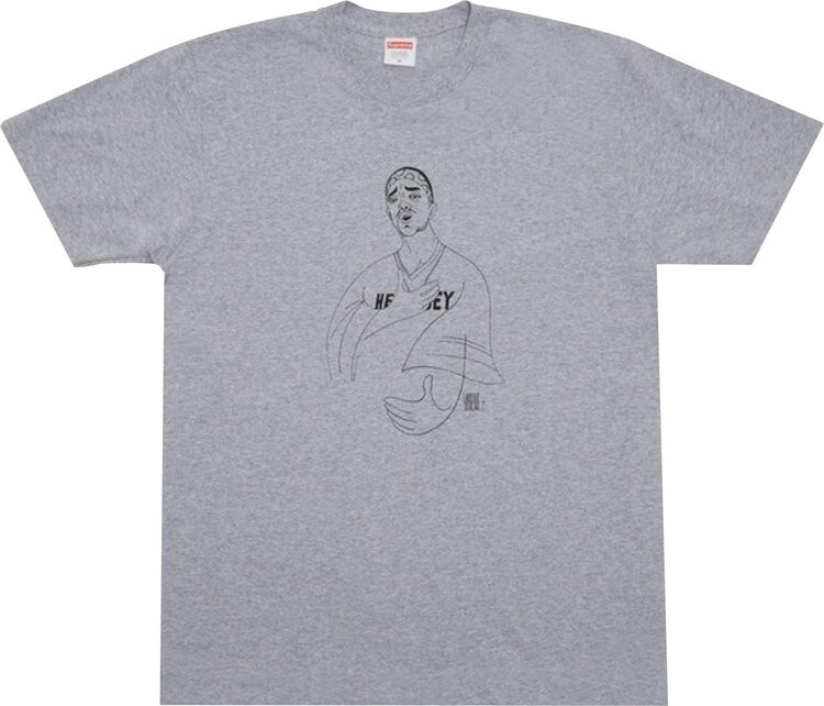 

Футболка Supreme Prodigy Tee 'Heather Grey', серый