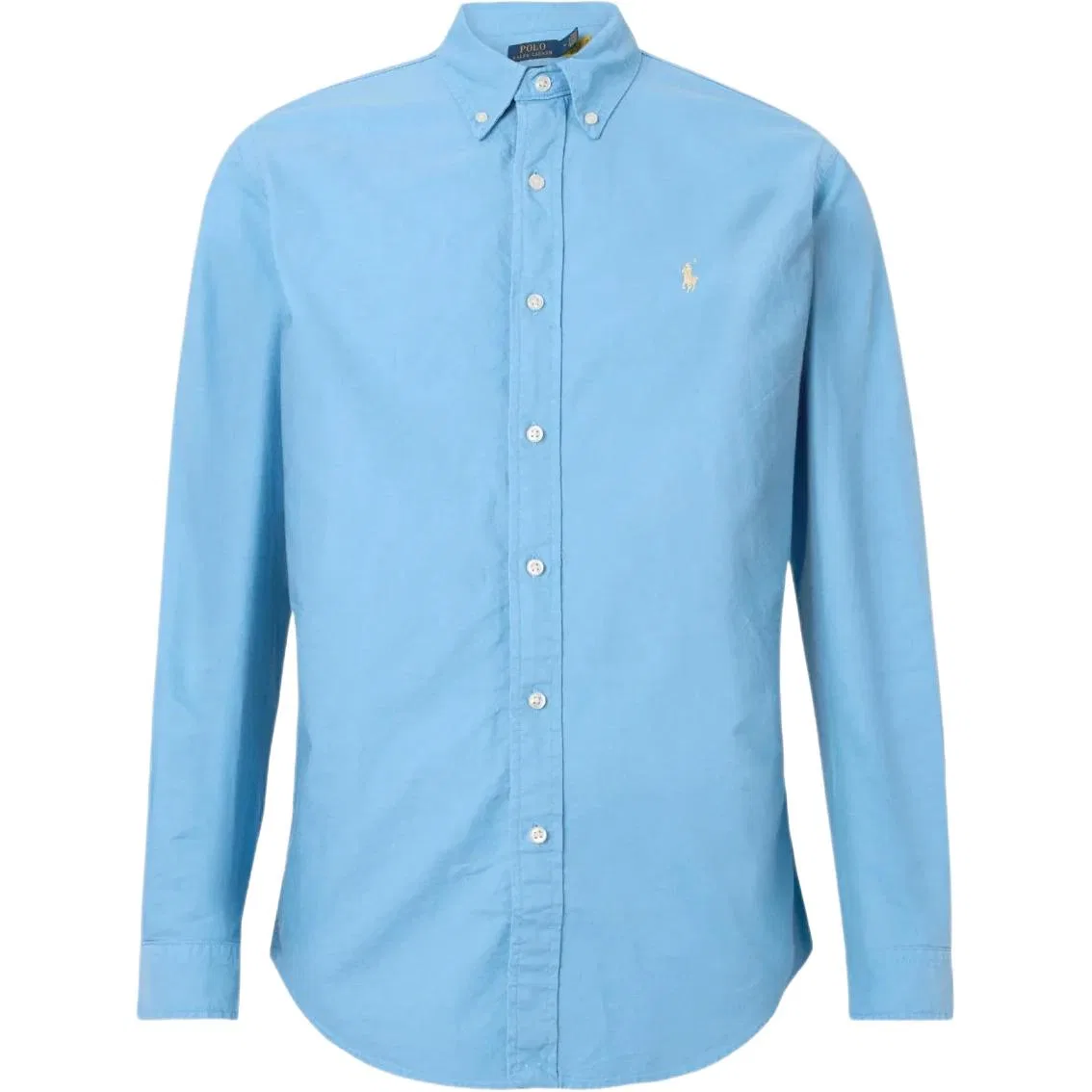 Мужская рубашка с пуговицами и вышитым логотипом Polo Ralph Lauren, Blue